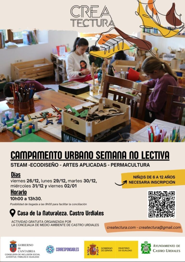 EL AYUNTAMIENTO DE CASTRO URDIALES ORGANIZA EL CAMPAMENTO URBANO DE NAVIDAD EN LA CASA DE LA NATURALEZA