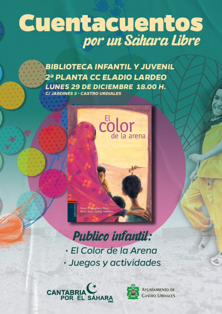 ACTIVIDADES INFANTILES EN CASTRO URDIALES PARA ACERCAR LA CULTURA SAHARAUI A LOS NIÑOS