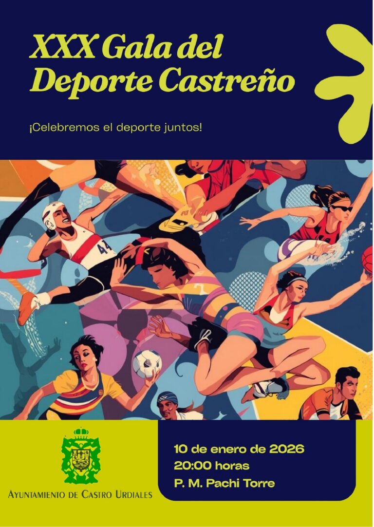 LA GALA DEL DEPORTE CASTREÑO SE CELEBRARÁ EL SÁBADO 10 DE ENERO EN EL PACHI TORRE