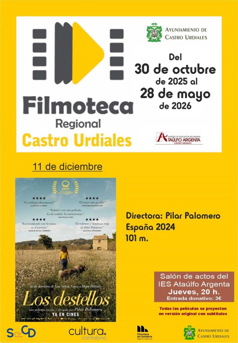 CINE ESPAÑOL ESTE JUEVES EN LA FILMOTECA DEL INSTITUTO ATAÚLFO ARGENTA DE CASTRO URDIALES